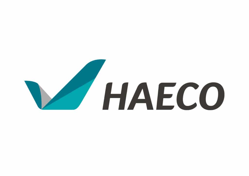 HAECO logo representing aviation and engineering services.